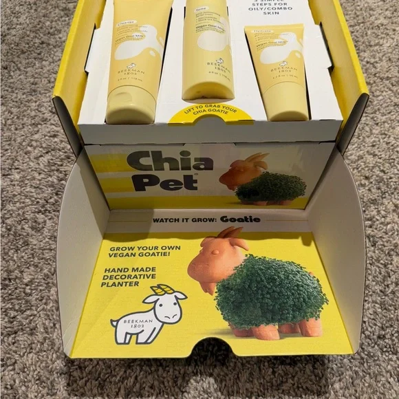 NEW Beekman 1802 Set with Chia Pet Goat